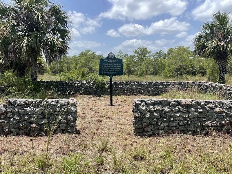 1936 Seminole Conference Marker image. Click for full size.