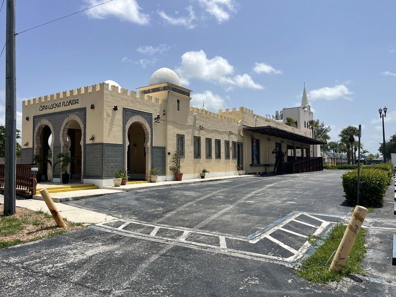 Seaboard Air Line Opa-Locka Railroad Station. Click for full size. Seaboard Air Line Opa-Locka Railroad Station image. Click for full size.