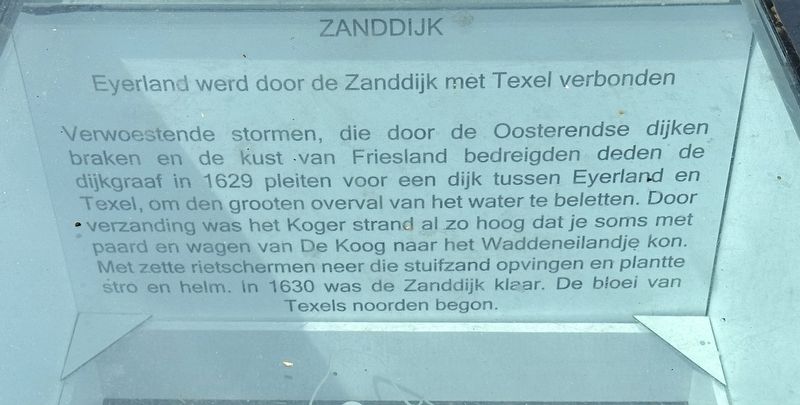 Zanddijk Marker. Click for full size. Zanddijk Marker image. Click for full size.