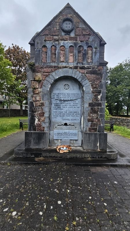 4th Battalion Leinster Regiment Memorial Marker image. Click for full size.