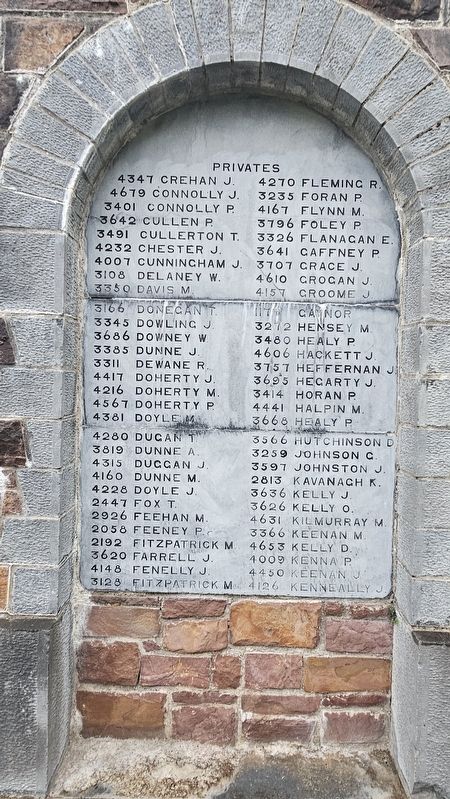 4th Battalion Leinster Regiment Memorial image. Click for full size.