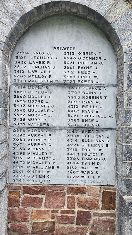 4th Battalion Leinster Regiment Memorial image. Click for full size.