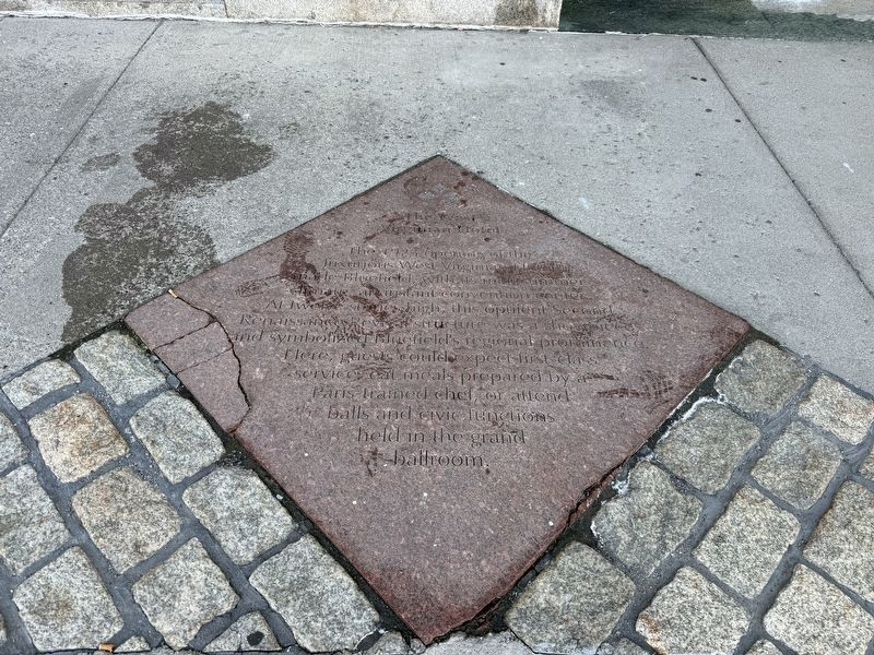The West Virginian Hotel Marker. Click for full size. The West Virginian Hotel Marker image. Click for full size.