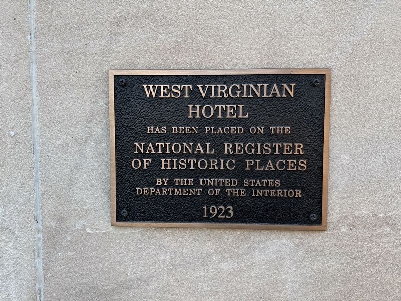 National Register of Historic Places plaque for the building. Click for full size. National Register of Historic Places plaque for the building image. Click for full size.
