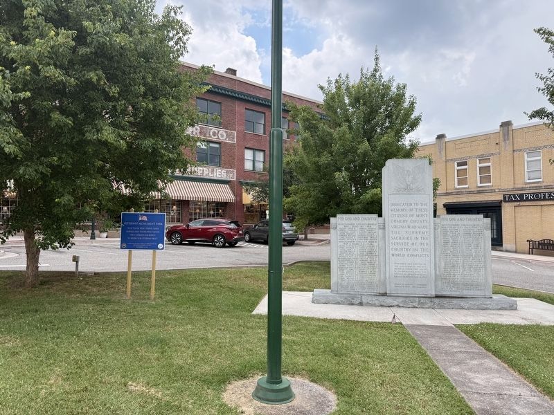 Veterans' Monument Park. Click for full size. Veterans' Monument Park image. Click for full size.