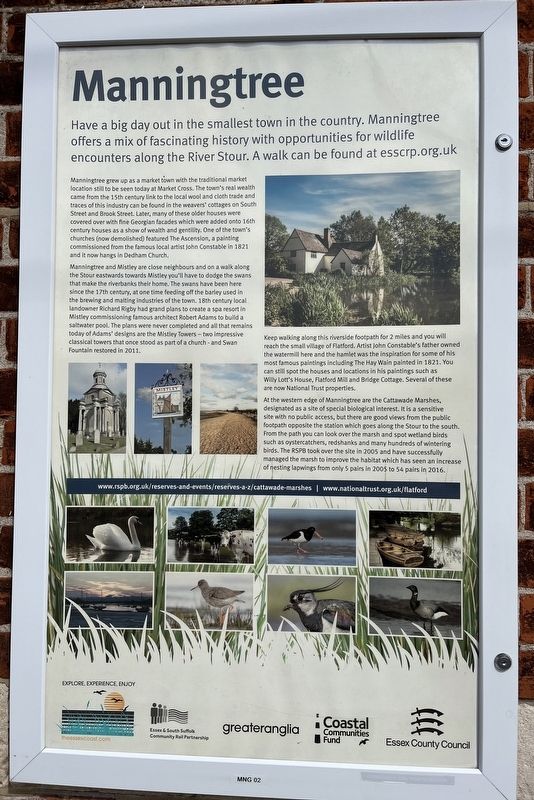 Manningtree Marker. Click for full size. Manningtree Marker image. Click for full size.