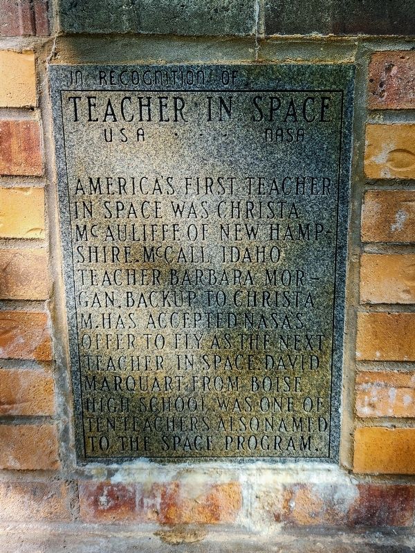 First Teacher in Space Marker image. Click for full size.