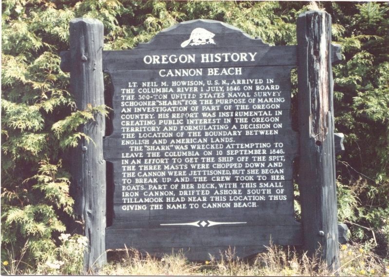 Cannon Beach Marker. Click for full size. Cannon Beach Marker image. Click for full size.