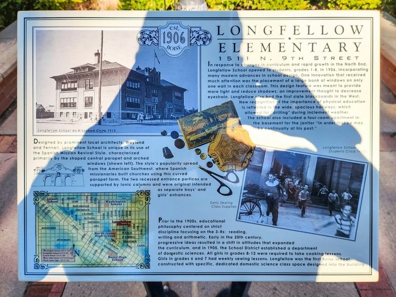 Longfellow Elementary Marker image. Click for full size.