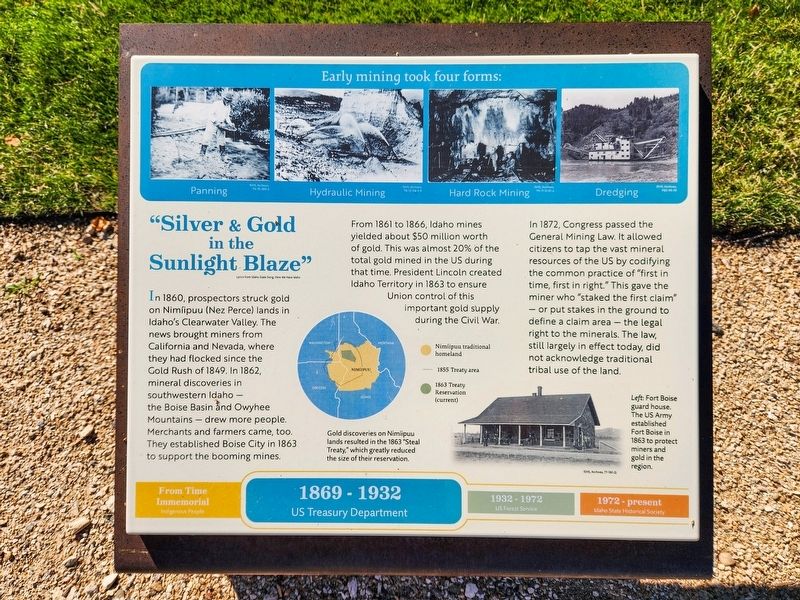 "Silver & Gold in the Sulnight Blaze Marker. Click for full size. "Silver & Gold in the Sulnight Blaze Marker image. Click for full size.