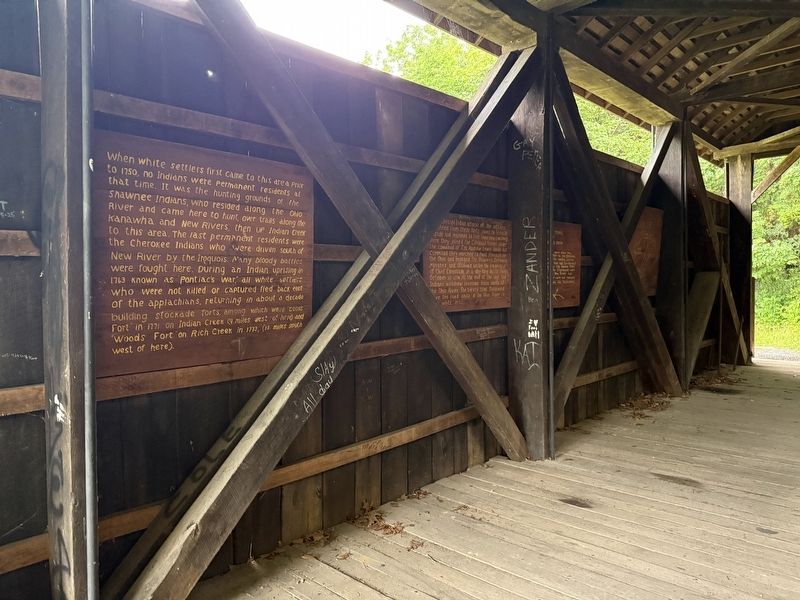 Seneca Trail or Warriors Path Marker image. Click for full size.