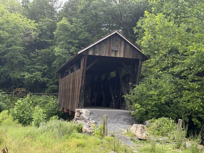 Indian Creek Covered Bridge image. Click for full size.