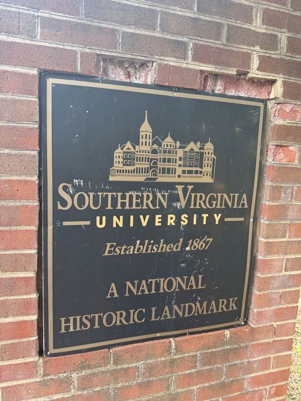 Southern Virginia University Marker image. Click for full size.