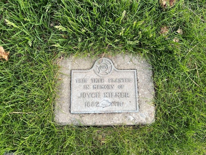Joyce Kilmer Marker. Click for full size. Joyce Kilmer Marker image. Click for full size.
