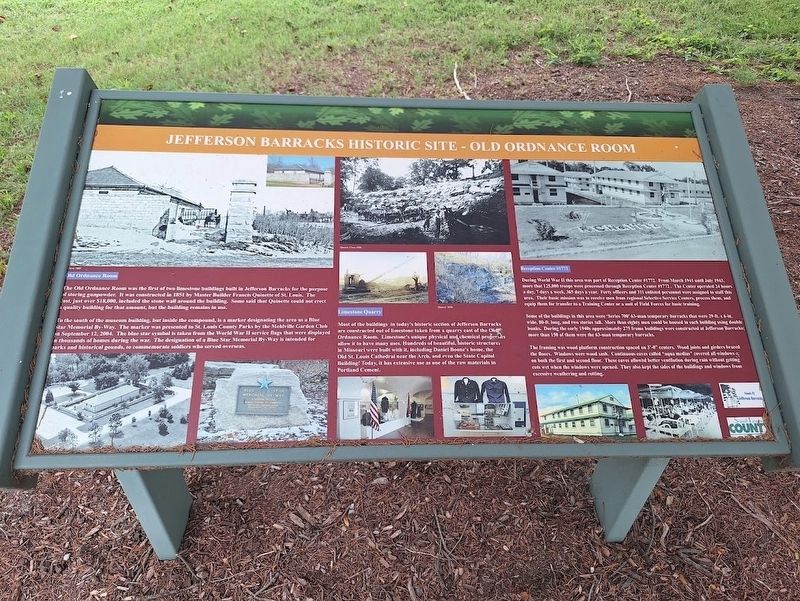 Jefferson Barracks Historic Site - Old Ordnance Room Marker image. Click for full size.