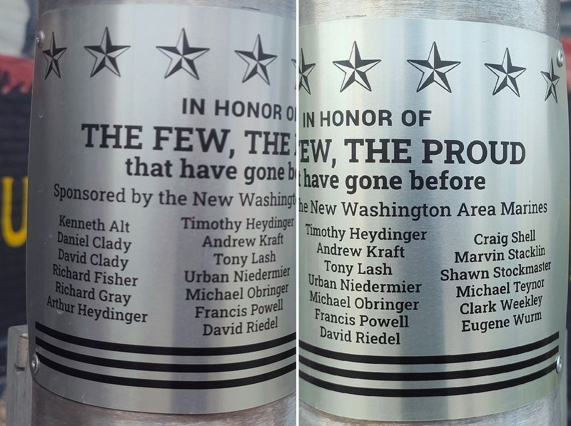 New Washington Veterans Memorial Park Marker image. Click for full size.