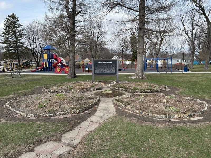 Chautauqua Park / Worthington City Band Marker. Click for full size. Chautauqua Park / Worthington City Band Marker image. Click for full size.