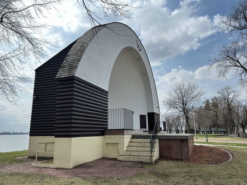 Worthington Bandshell. Click for full size. Worthington Bandshell image. Click for full size.