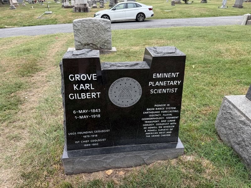 Grove Karl Gilbert Marker. Click for full size. Grove Karl Gilbert Marker image. Click for full size.