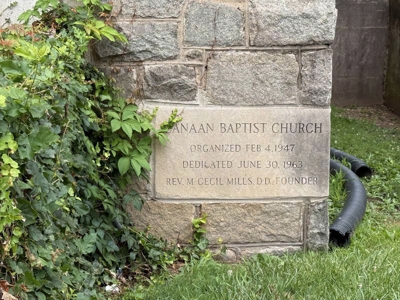 Canaan Baptist Church Marker. Click for full size. Canaan Baptist Church Marker image. Click for full size.