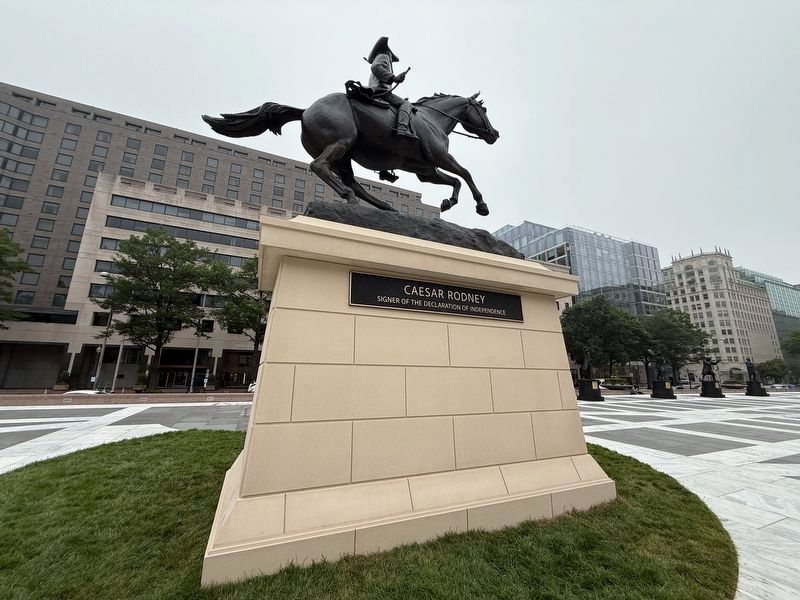 Caesar Rodney Monument. Click for full size. Caesar Rodney Monument image. Click for full size.