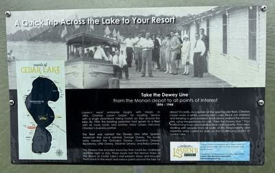 A Quick Trip Across the Lake to Your Resort Marker. Click for full size. A Quick Trip Across the Lake to Your Resort Marker image. Click for full size.
