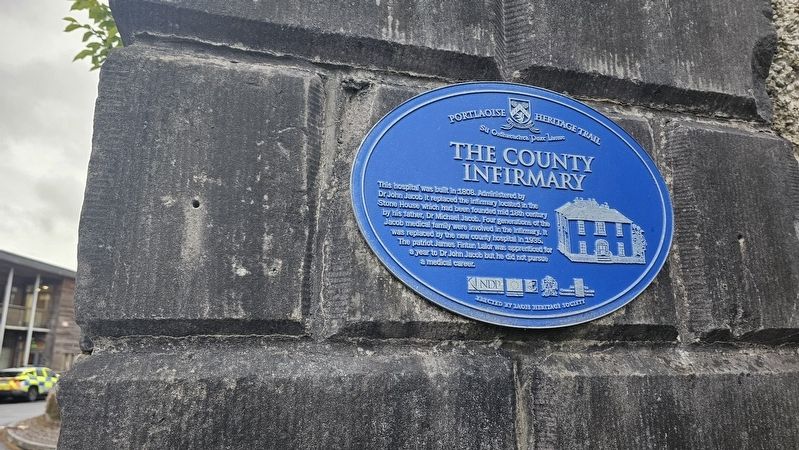 The County Infirmary Marker. Click for full size. The County Infirmary Marker image. Click for full size.