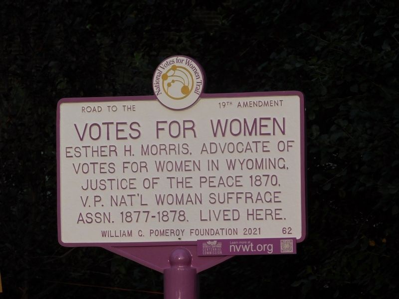 Votes for Women Marker. Click for full size. Votes for Women Marker image. Click for full size.