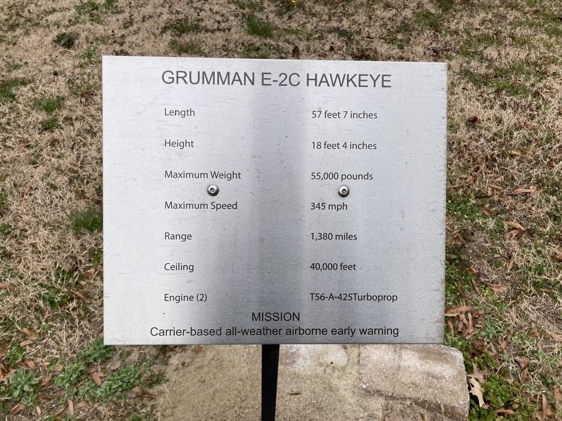 Grumman E-2C Hawkeye Marker image. Click for full size.