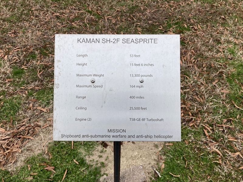 Kaman SH-2F Seasprite Marker image. Click for full size.