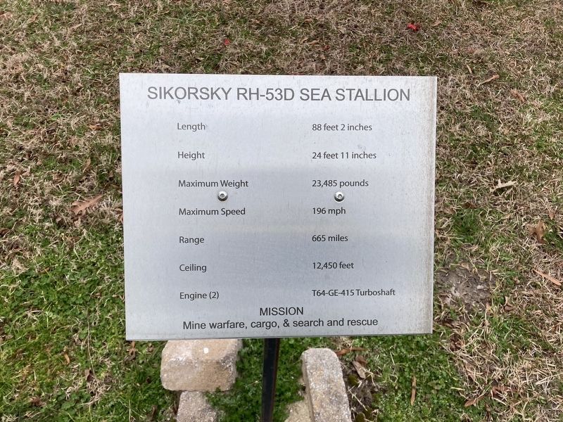 Sikorsky RH-53D Sea Stallion Marker image. Click for full size.