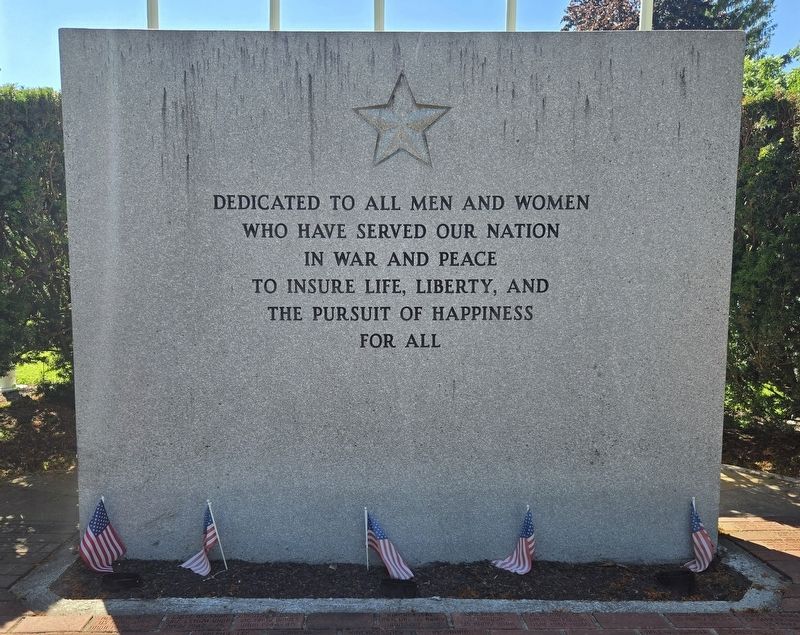 Veterans Memorial. Click for full size. Veterans Memorial image. Click for full size.