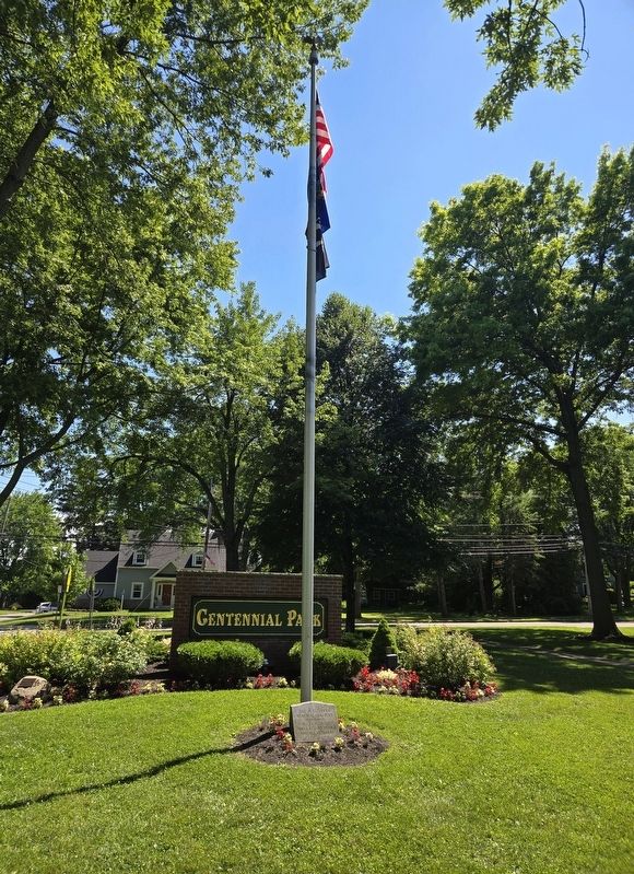 Hilton Veterans Memorial Flag Pole Marker. Click for full size. Hilton Veterans Memorial Flag Pole Marker image. Click for full size.