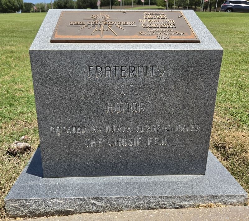 The Chosin Few Marker. Click for full size. The Chosin Few Marker image. Click for full size.