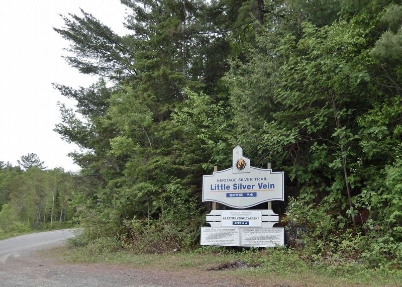 Little Silver Vein, Site #4, Heritage Silver Trail. Click for full size. Little Silver Vein, Site #4, Heritage Silver Trail image. Click for full size.