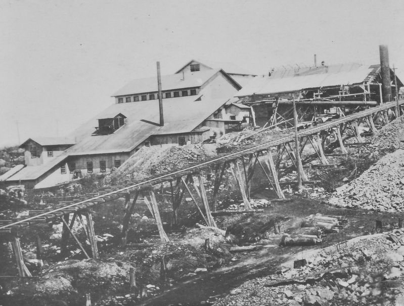 Marker detail: Nipissing High Grade Mill. Click for full size. Marker detail: Nipissing High Grade Mill image. Click for full size.