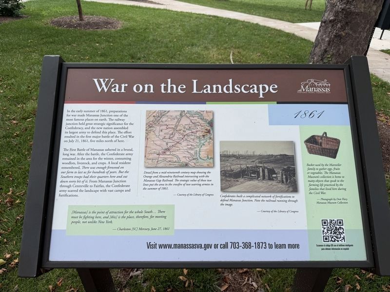 War on the Landscape Marker. Click for full size. War on the Landscape Marker image. Click for full size.