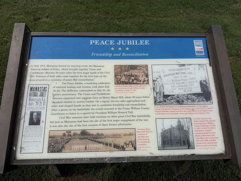 Peace Jubilee Marker. Click for full size. Peace Jubilee Marker image. Click for full size.