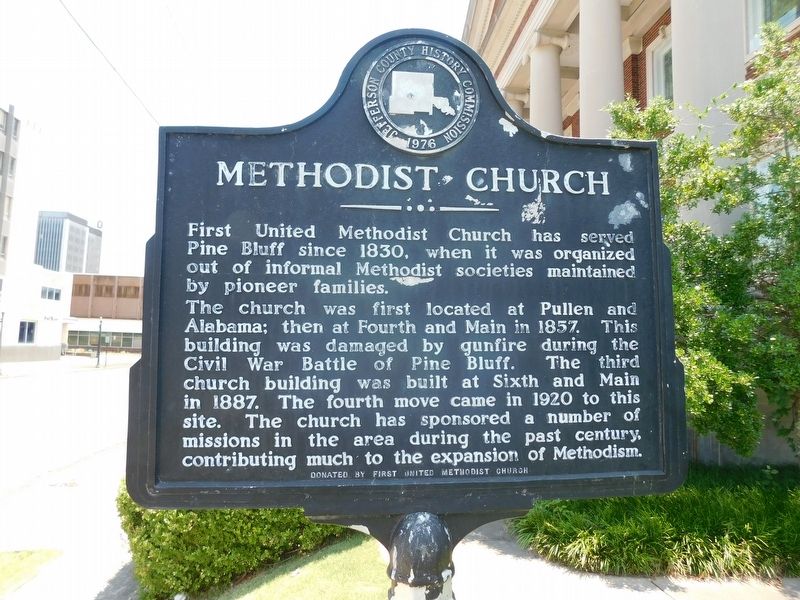 Methodist Church Marker image. Click for full size.