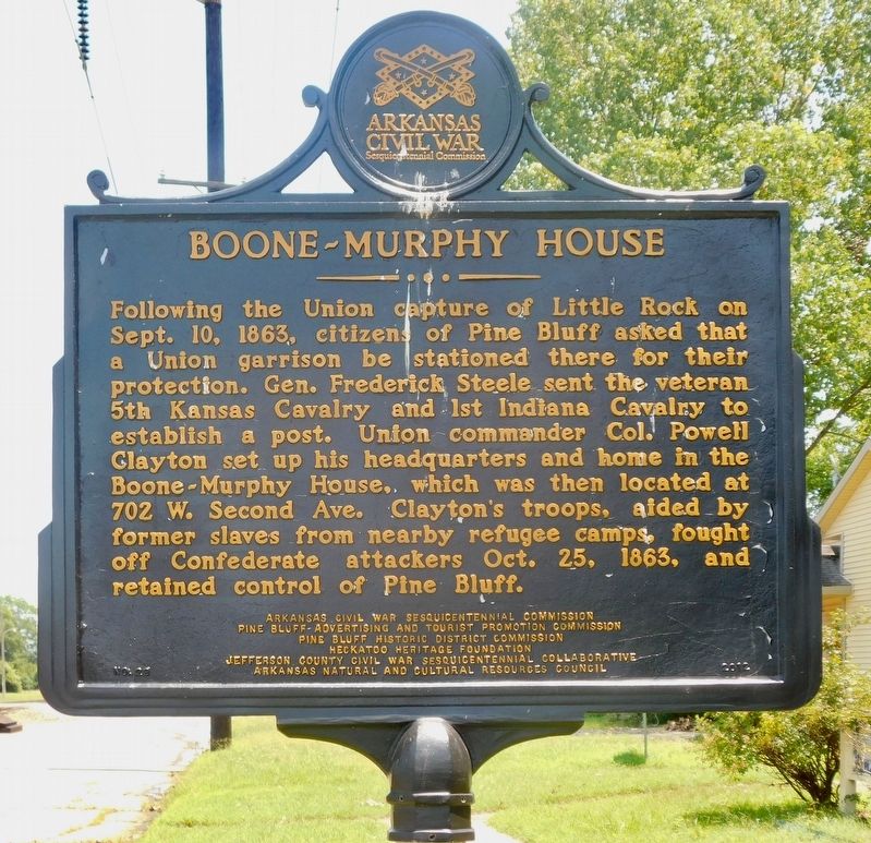 Boone-Murphy House Marker image. Click for full size.