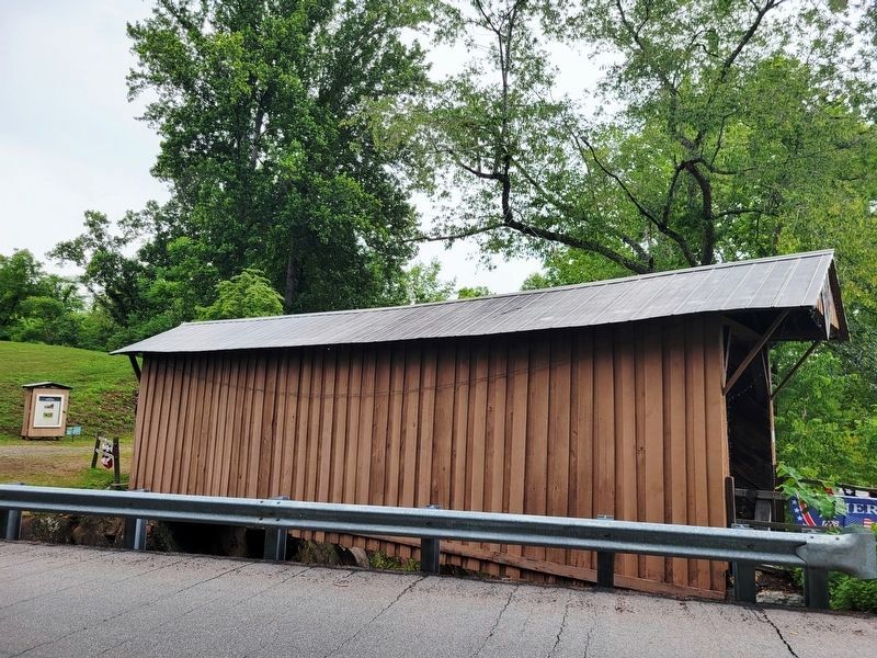 Jack's Creek Covered Bridge. Click for full size. Jack's Creek Covered Bridge image. Click for full size.