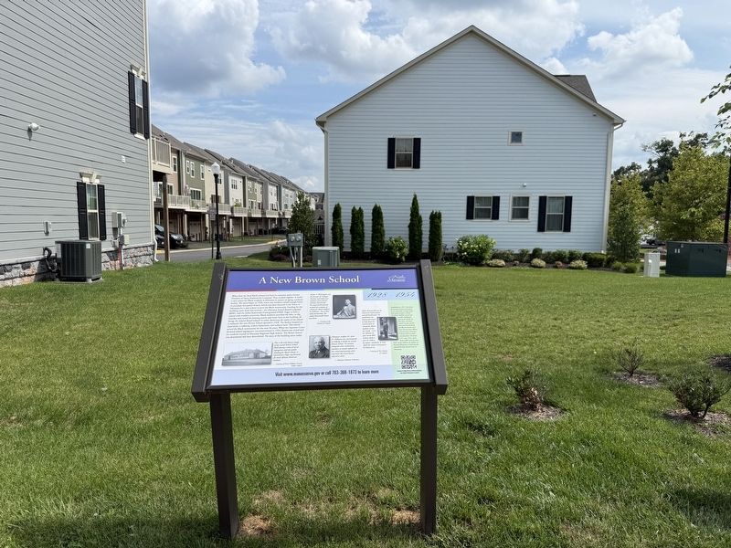 A New Brown School Marker image. Click for full size.