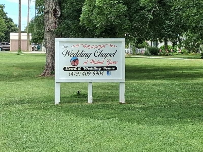 Wedding Chapel at Walnut Grove sign image. Click for full size.
