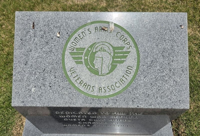Women's Army Corps Marker. Click for full size. Women's Army Corps Marker image. Click for full size.