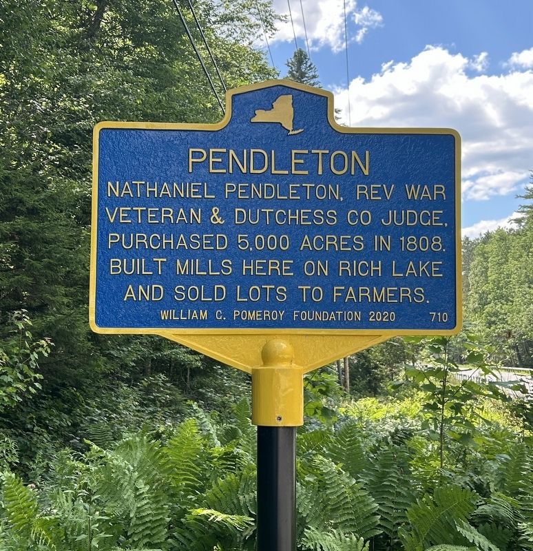 Pendleton Marker image. Click for full size.