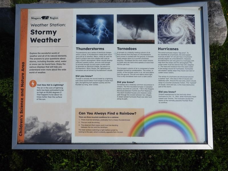 Weather Station: Stormy Weather - Marker. Click for full size. Weather Station: Stormy Weather - Marker image. Click for full size.