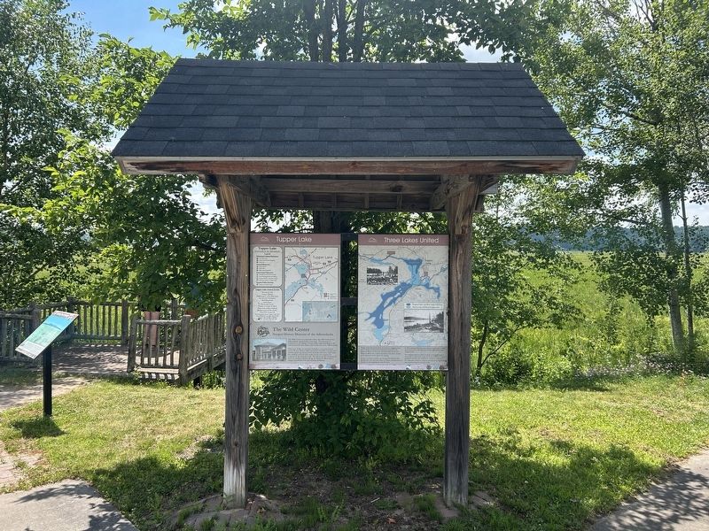 Three Lakes United/ Tupper Lake Marker image. Click for full size.