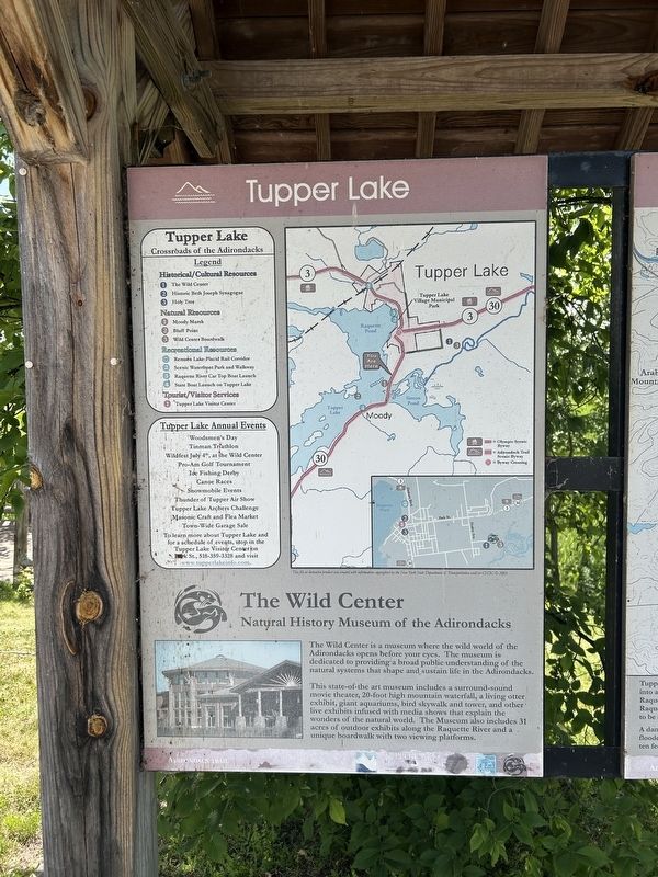 Three Lakes United/ Tupper Lake Marker image. Click for full size.