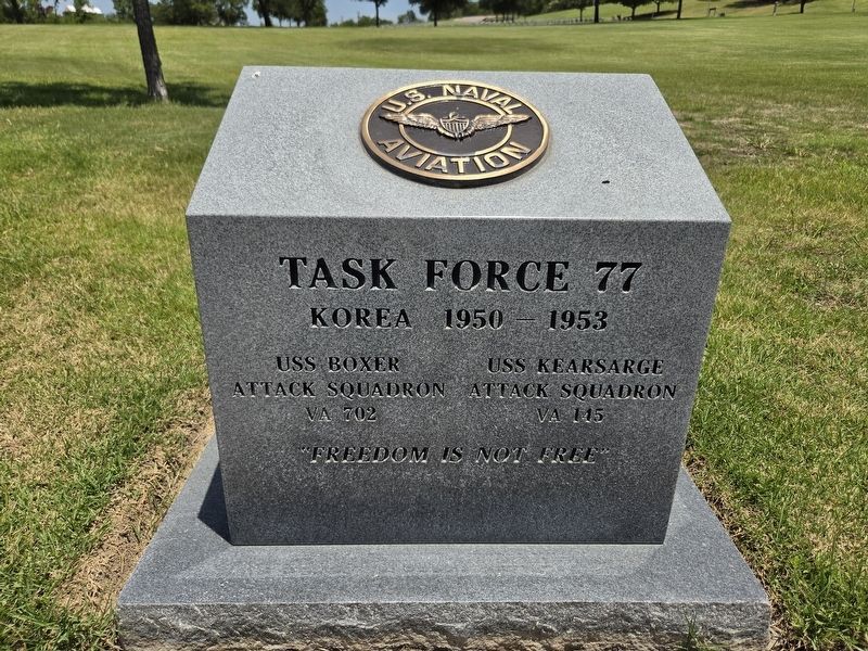 Task Force 77 Marker image. Click for full size.