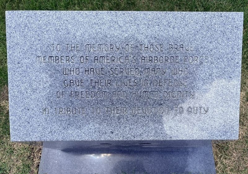 America's Airborne Forces Marker image. Click for full size.